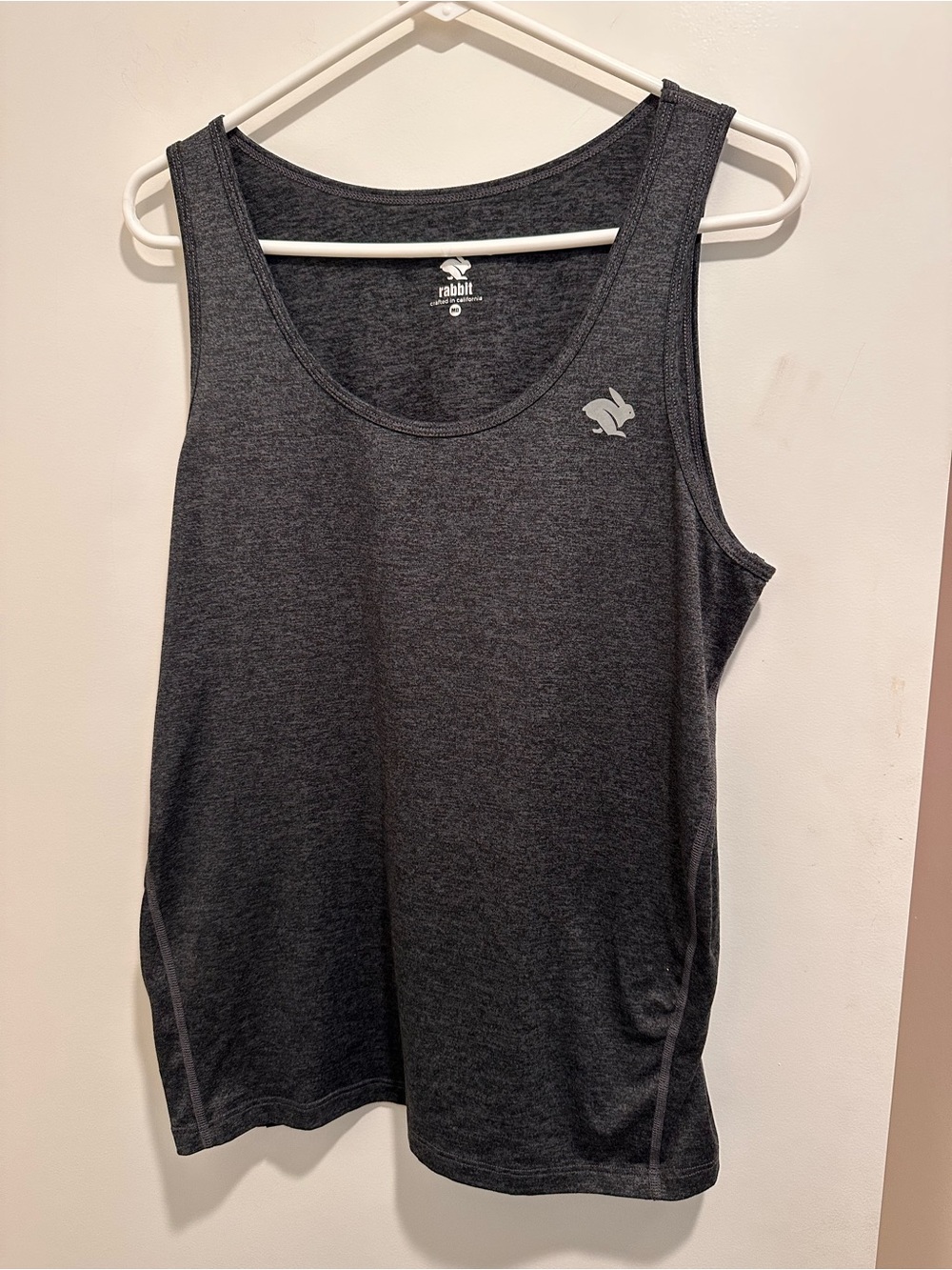 rabbit Performance Men's Charcoal Tank Top